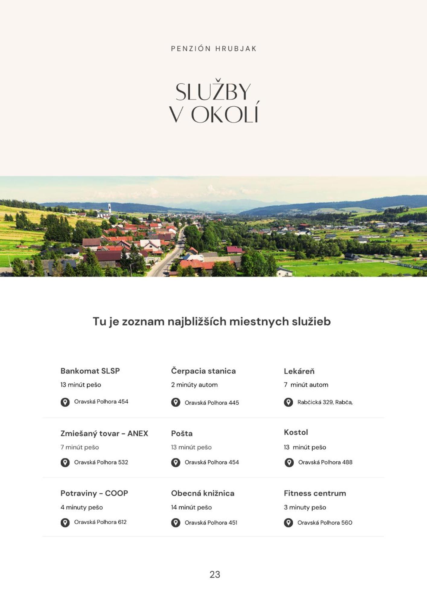 Penzion Hrubjak Oravská Polhora Buitenkant foto